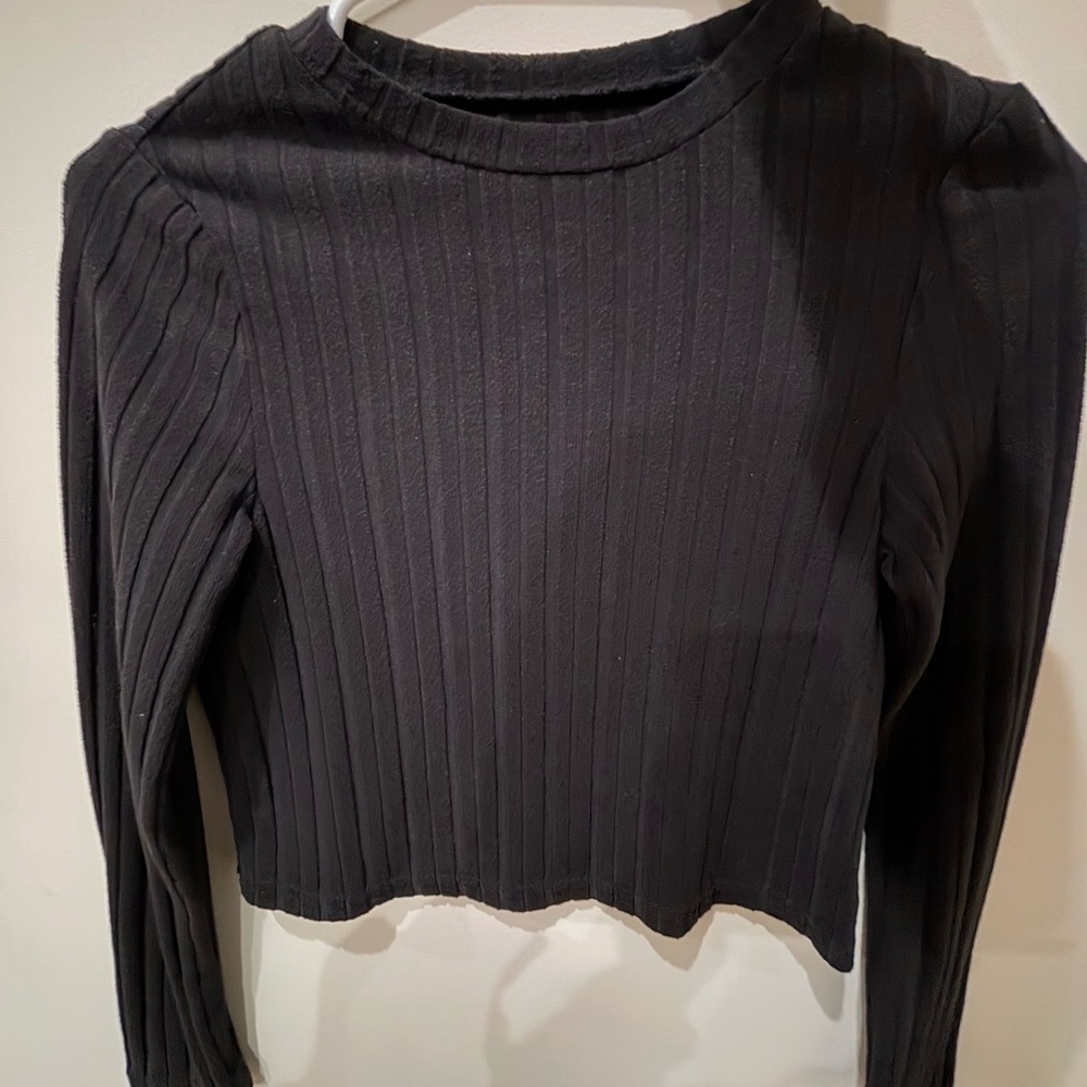 NWOT: Super Soft Black Long Sleeve Tee